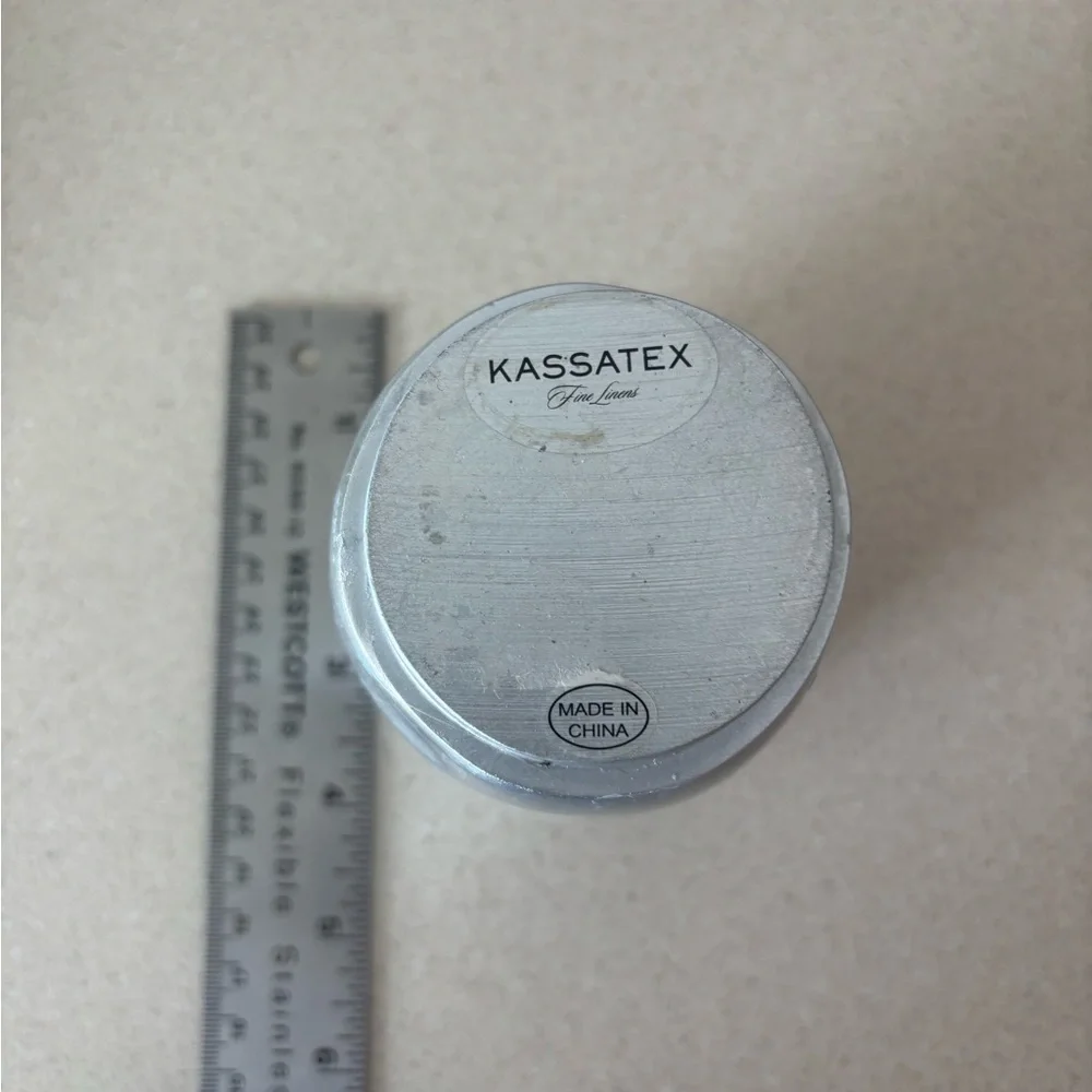 Silver Kassatex Toothbrush Holder